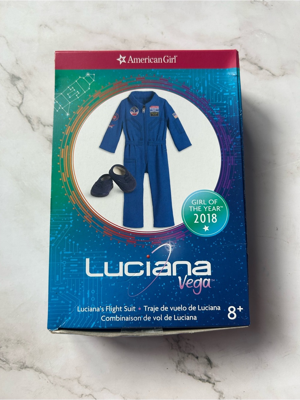 2018 SEALED American Girl Girl Of The Year Luciana Vega Flight Suit Doll Outfit